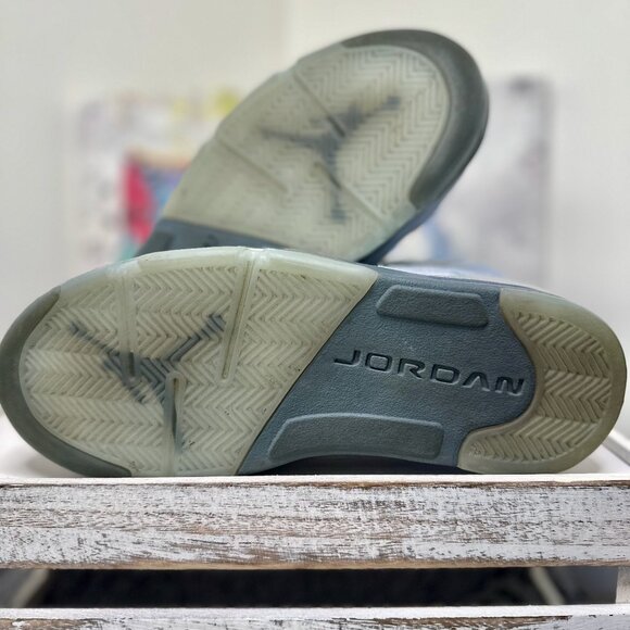 Air Jordan 5 Retro Blue Suede - Picture 6 of 6